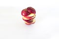 Sliced apple red Royalty Free Stock Photo